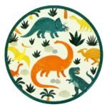 6 Assiettes Dinosaures