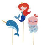 Cake Toppers Sirène Corail
