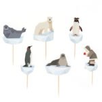 Cake Toppers Animaux Polaires