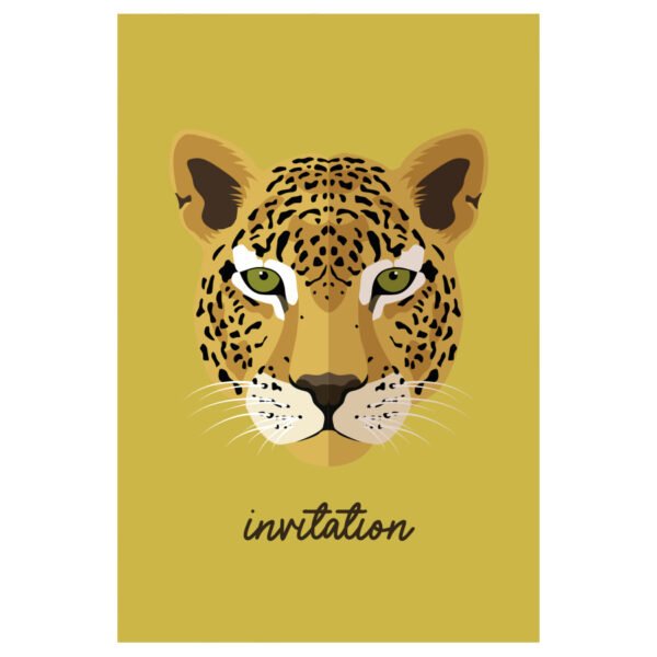 6 invitations Savane